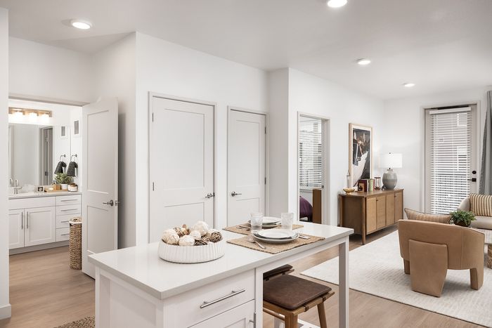 Kitchen and Living Room