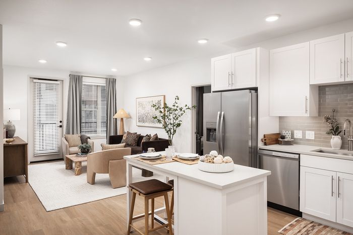 Kitchen and Living Room