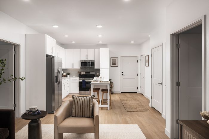Kitchen and Living Room