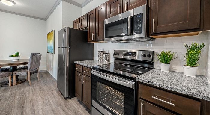 Community center kitchen counters and oven