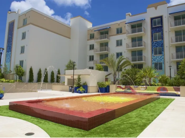 Miami Bay Waterfront Midtown Residences, exterior, fountains