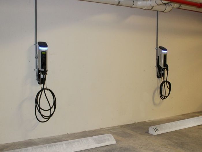 Miami Bay Waterfront Midtown Residences, interior, electric car charging stations