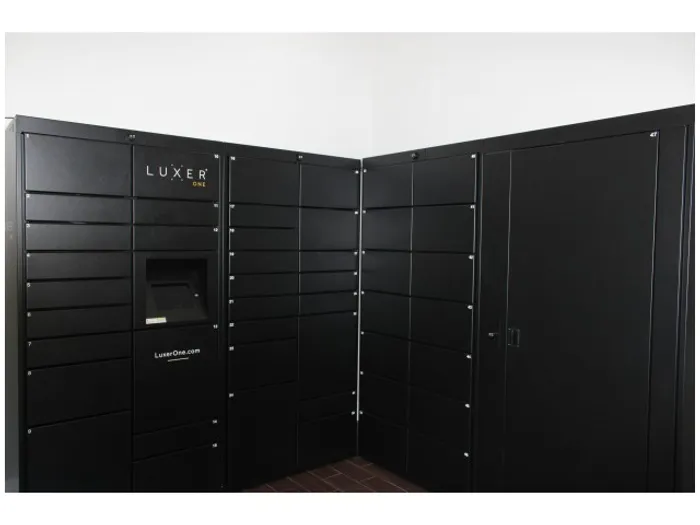 Royalton on The Green Interior | Package lockers | Luxer One package system
