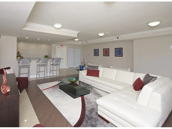 Fontainebleau Milton Apartments, interior, Versailles Clubhouse, spacious seating