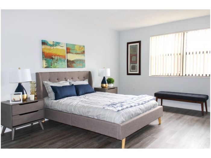 2500 Inverrary Club Apartments, bedroom, window, hardwood floors