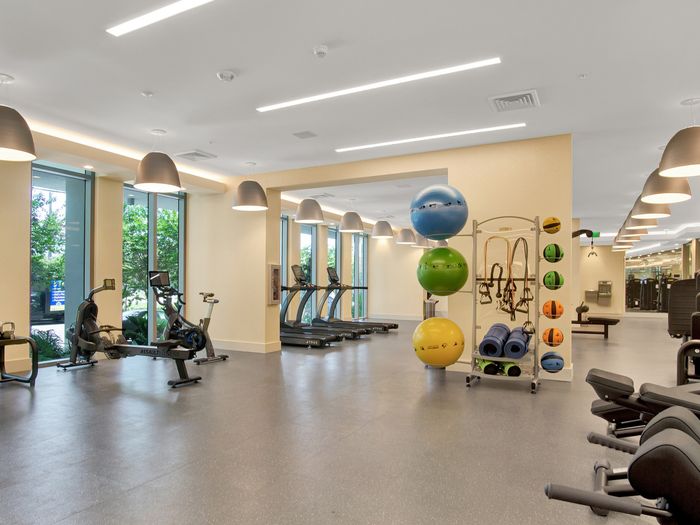 Fitness Center with Weight Room and Private Lockers