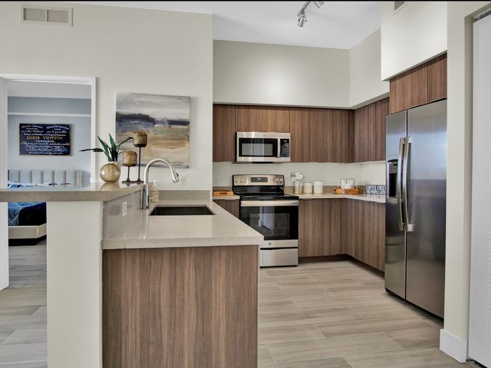 2 Bedroom - Model Unit | Kitchen with Stainless Steel Appliances