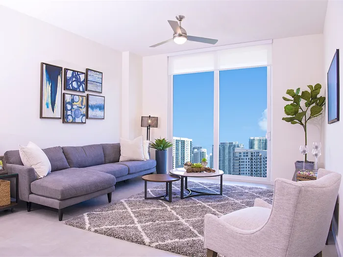 1 Bedroom Model Unit | Spacious Living Room