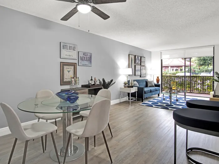 Model Unit 119 - Spacious Living & Dining Area