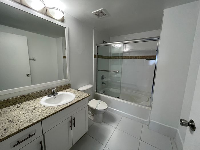 Bathroom with Sliding Glass Doors