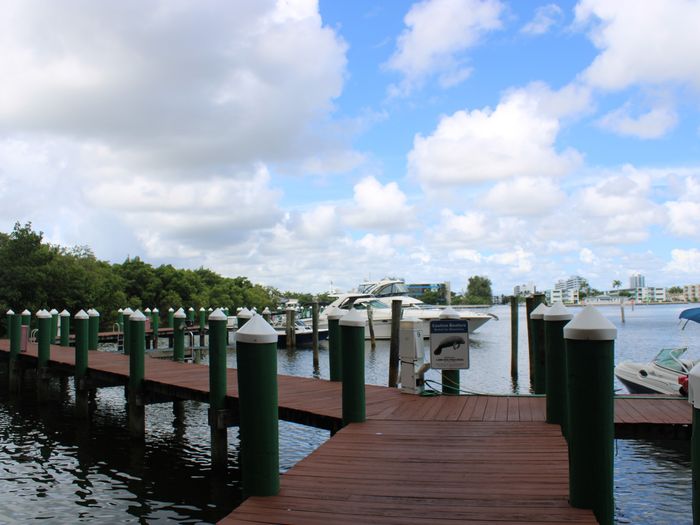 Intracoastal Yacht Club, exterior, water, yachts, building exterior, trees