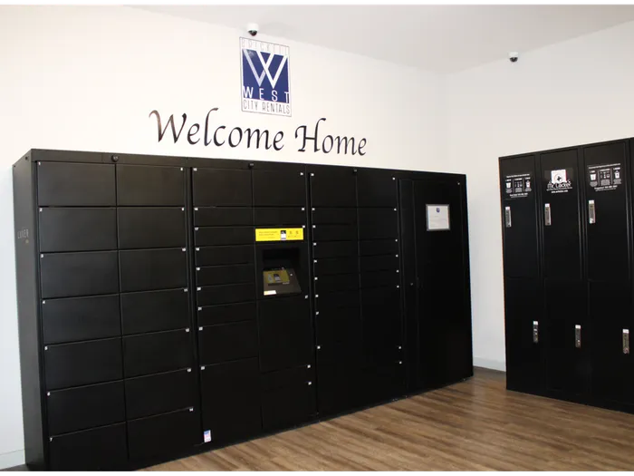 Luxer One Package Room with Refrigeration Lockers