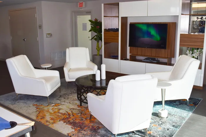 Party Room Complete Entertainment Area and Billiards Table