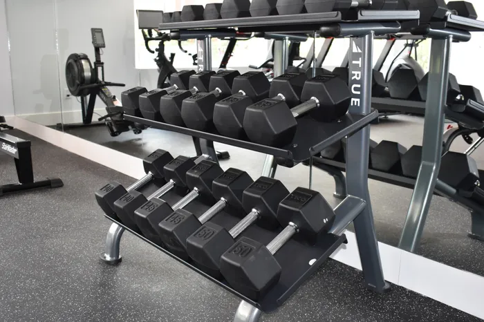 Weights at a Gym