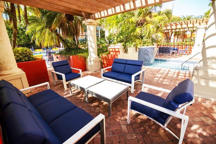 Lounge Chairs, Pool Chairs and table