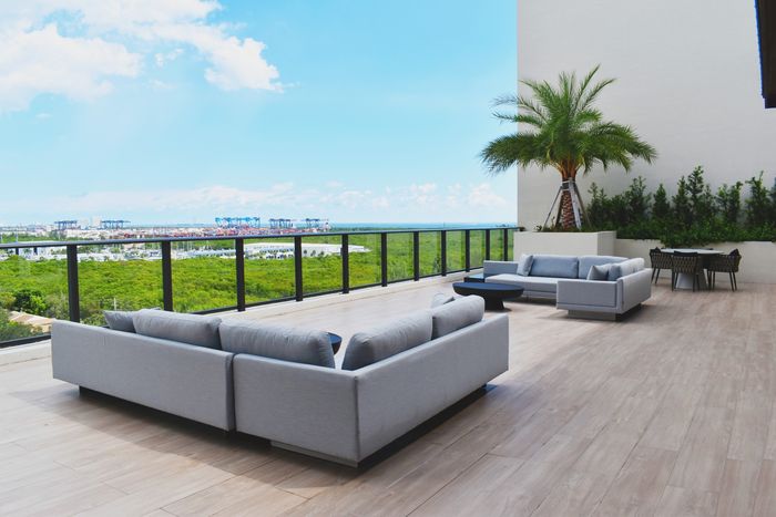Relax outside with beautiful views