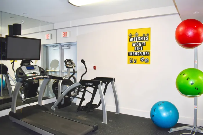 24-Hour Fully Equipped Fitness Center with WiFi Throughout