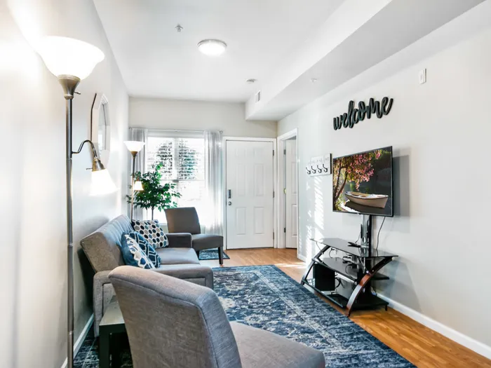 Vattier 2 Bed 2 Bath Living Room
