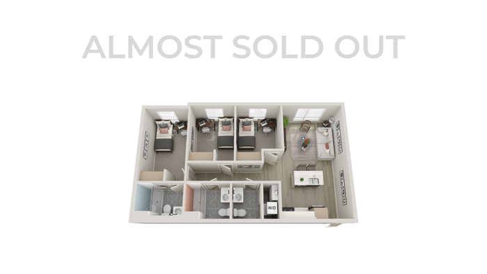 less than 10 units left