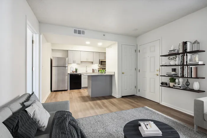 Open Concept Living Space | Union Hill on Main | Kansas City, MO Apartments