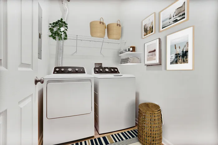Laundry Room | Luxe at Union Hill | Kansas City, MO Apartments