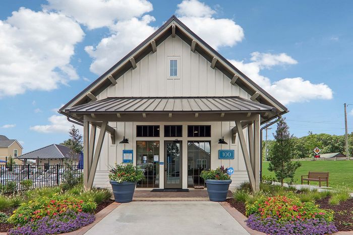 LEO Jamestown- Single Family Rental Homes - Community Center Entrance