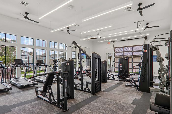 LEO Jamestown- Single Family Rental Homes - Modern Gym
