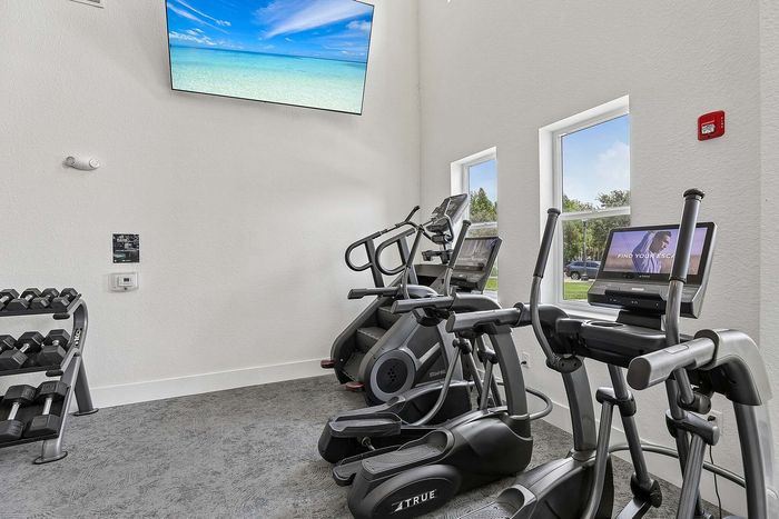 Fitness center at Mosaic at Lake Toho apartments - photo 4