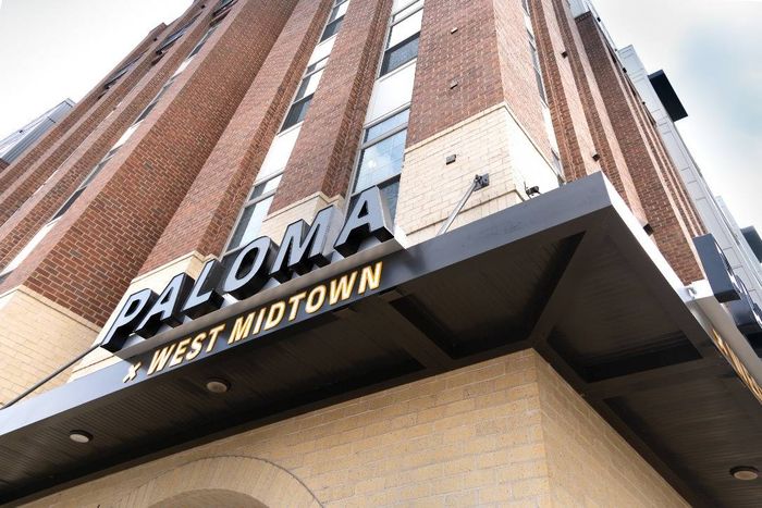 Outside signage  | Paloma West Midtown | Atlanta Student Housing