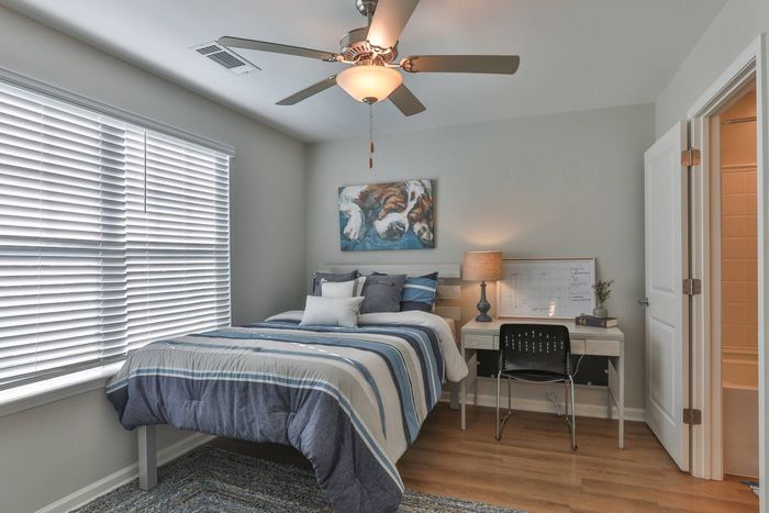 Airy Bedroom | Valley Falls | Off-campus Apartments in Spartanburg