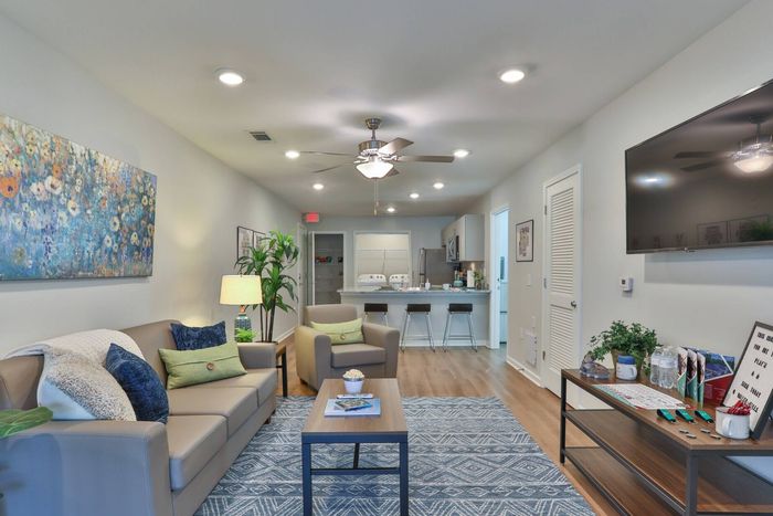 Light Infused Living Area | Valley Falls | Spartanburg, South Carolina Apartments