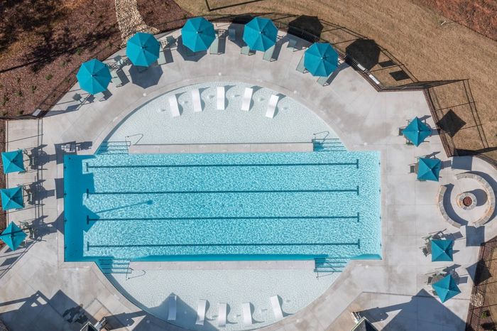 Aerial of Swimming Pool | Valley Falls | Spartanburg Apartments for Students