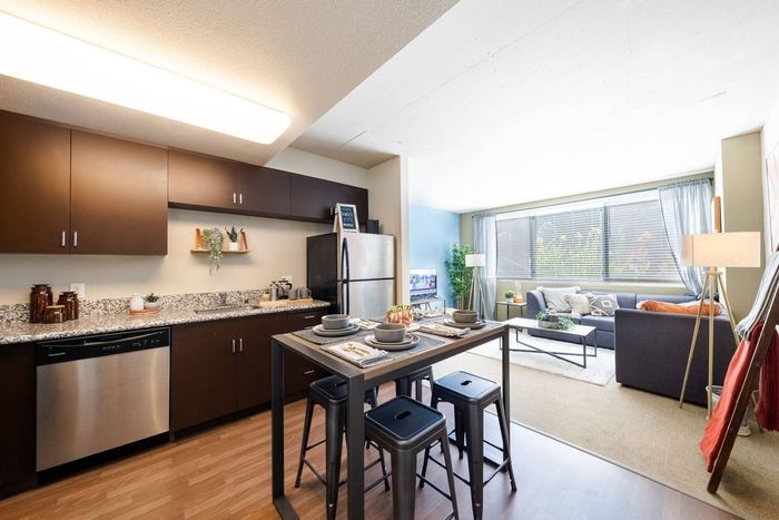 Modern Kitchen | University Gateway Apartments in Los Angeles, CA.