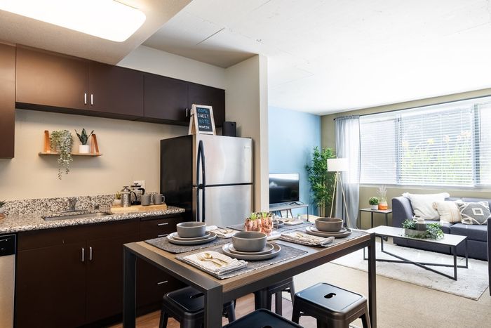 Kitchen  | University Gateway Apartments in Los Angeles, CA.