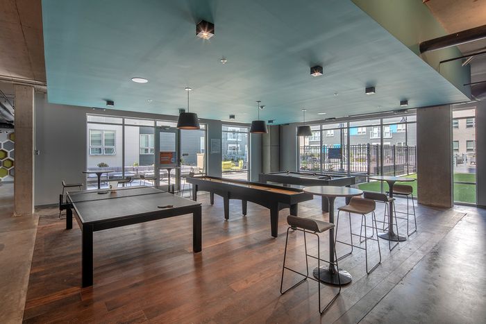 Community Game Room | Theory Syracuse | Apartments near 'Cuse