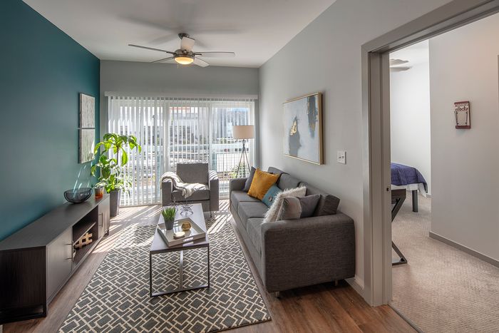 Spacious Living Room | Theory Syracuse | Apartments near 'Cuse
