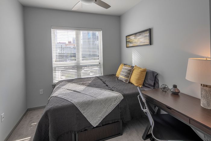 Comfortable Bedroom | Theory Syracuse | Apartments near SU in New York