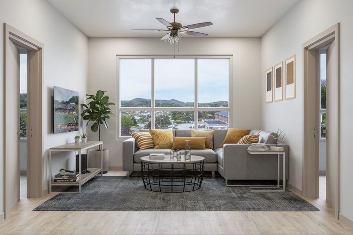 Living room | The Finmore at 241 Apartments