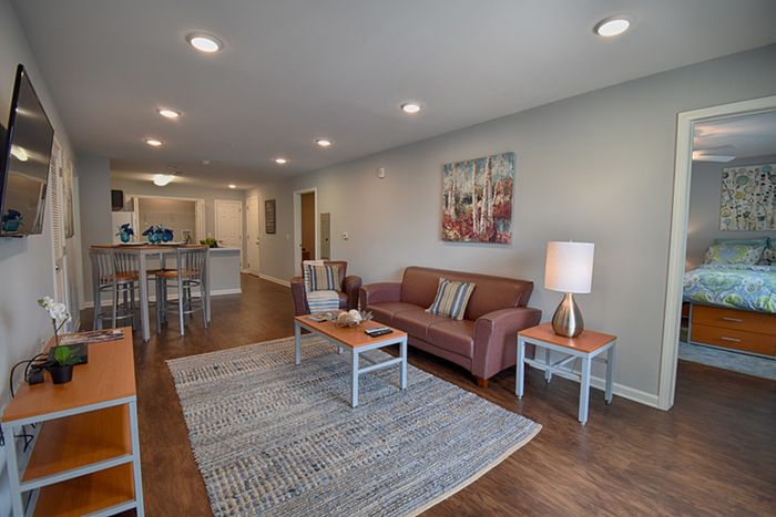 Spacious Living Room | Apartments in Spartanburg, SC | Valley Falls