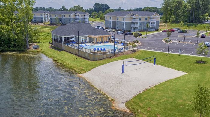 Resident Volleyball Court | Spartanburg SC Apartments | Valley Falls