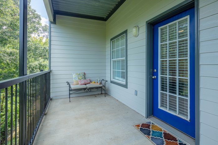 Inviting Apartment Balcony | The Bluff at Waterwoks Landing | Tuscaloosa, AL Apartments
