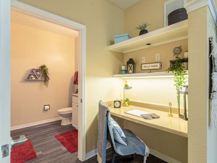 Study nook in every bedroom | Hawks Landing  | Apartments in Tampa, FL