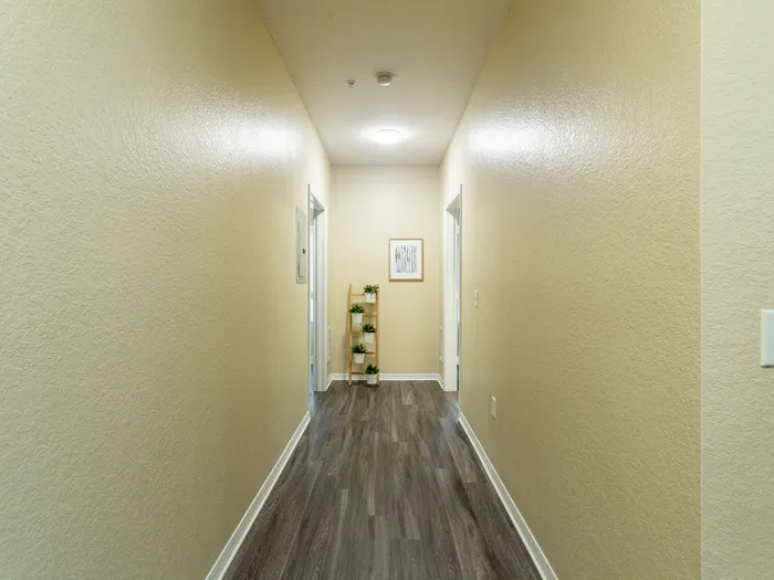 Huge spaces with long hallways | Hawks Landing | Apartments in Tampa, FL