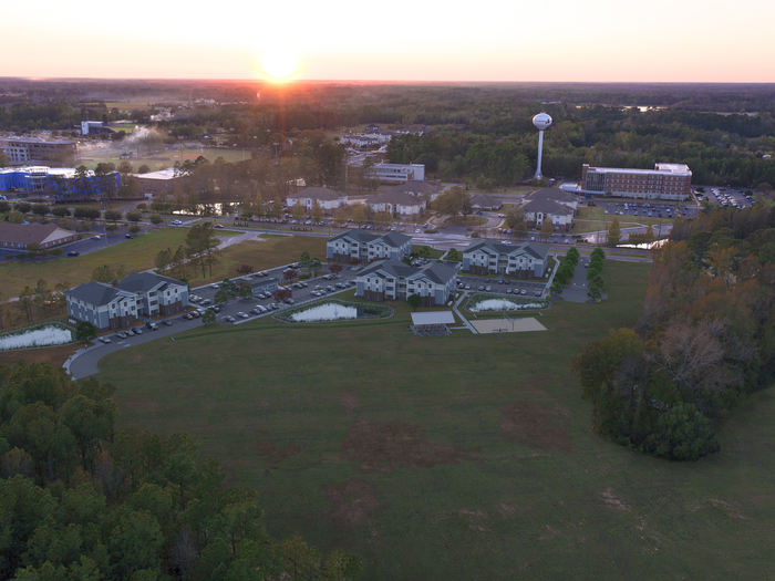 Aerial View of 698 Prospect | Off-Campus Pembroke