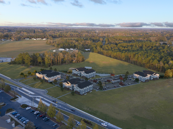 Aerial Landscape View of 698 Prospect Apartments in Pembroke
