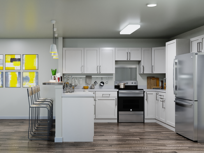 Kitchen/Dining Area | 698 Prospect | Pembroke Apartments Near Campus