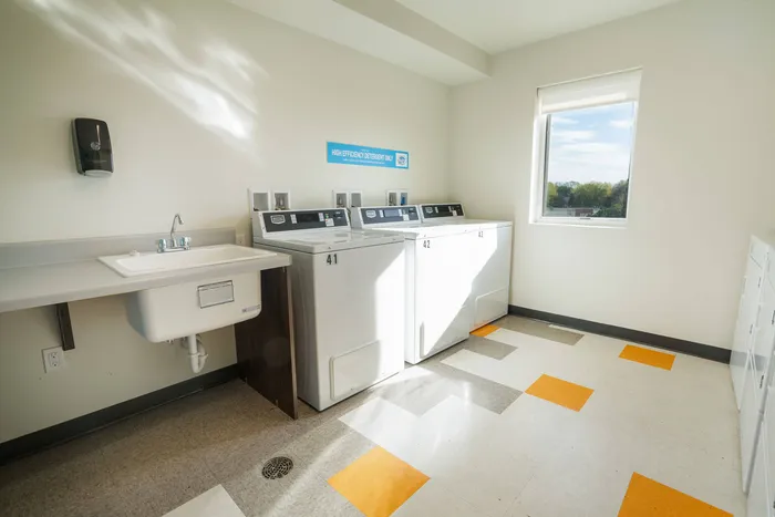Laundry facilities at at Tech Village | Appleton Apartments