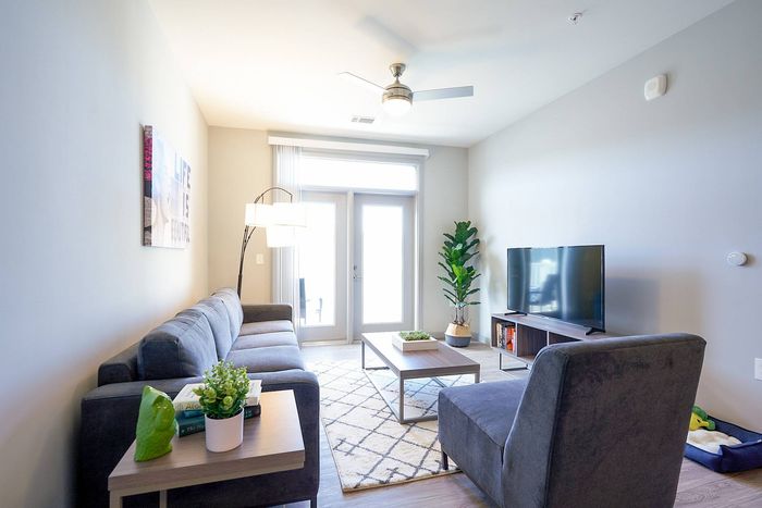 Pleasant Living Room | Bixby Kennesaw | Off-Campus Housing Near KSU