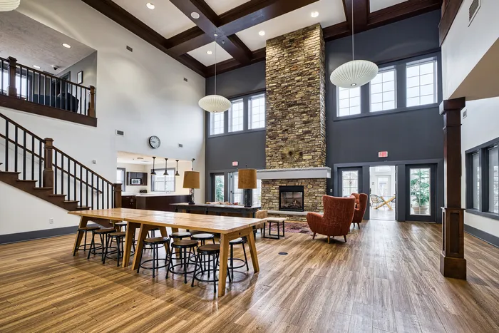 Club house with fireplace  | 48 West | Allendale, Michigan