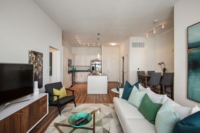 Luxurious Living Room | Apartment Homes in Overland Park, KS | Avenue 80